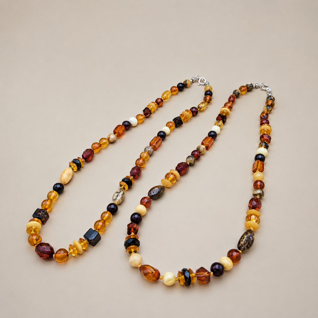A45 Necklace ⅠⅠⅠ - Pure Amber