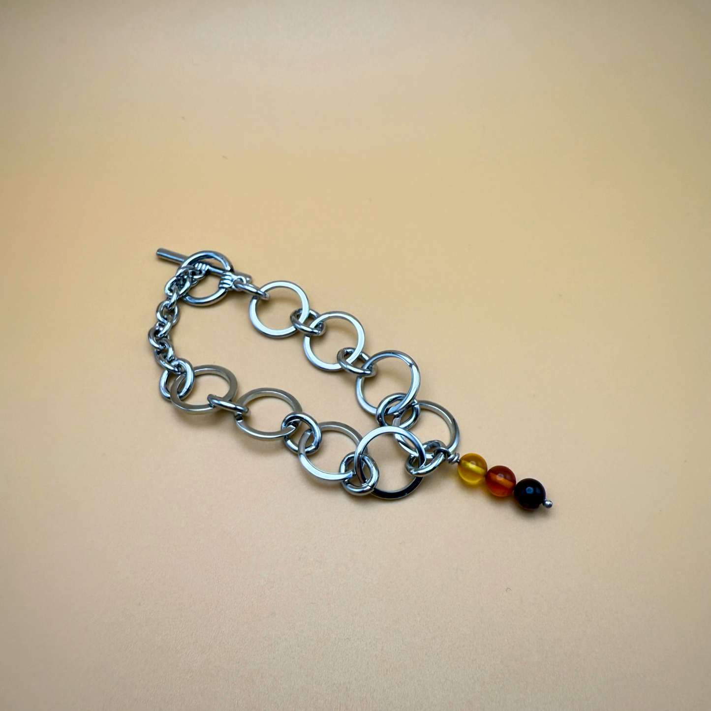 Rav strikkefisk armbånd