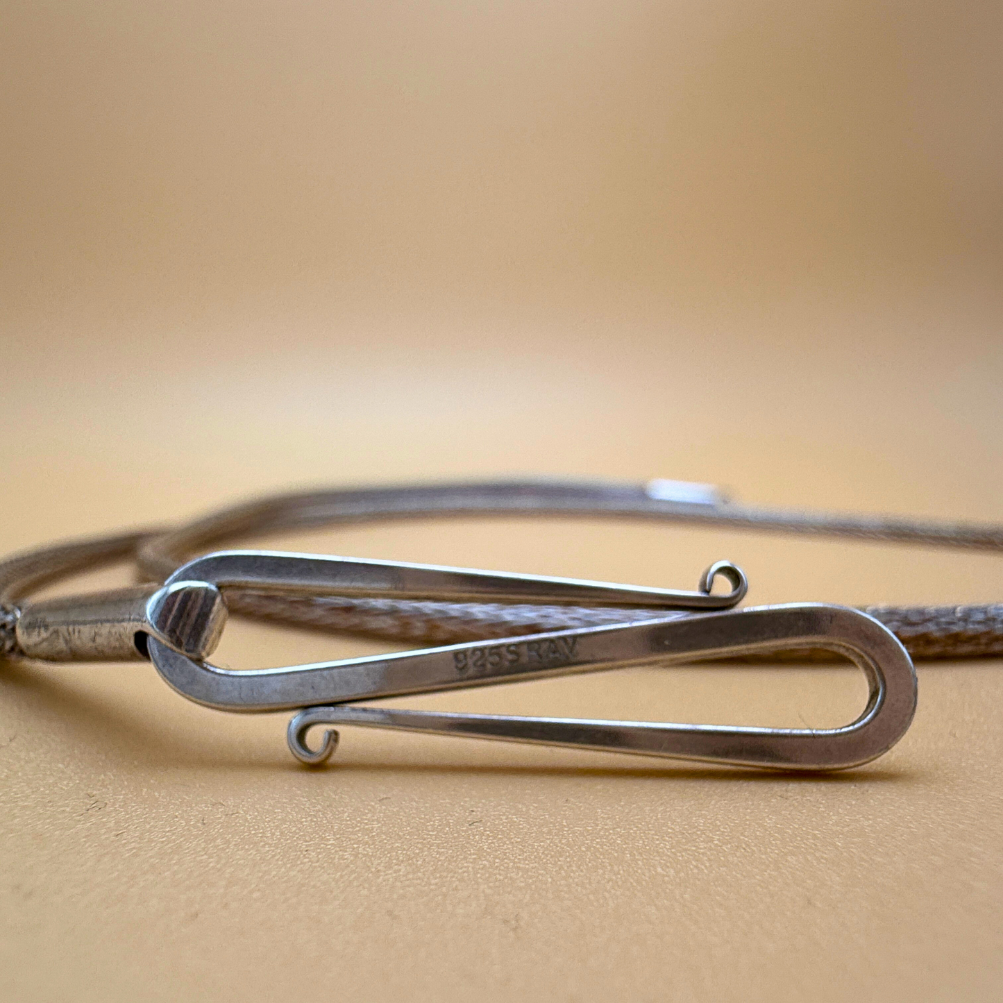 Dobbeltstrikket sølvkæde – 64 cm