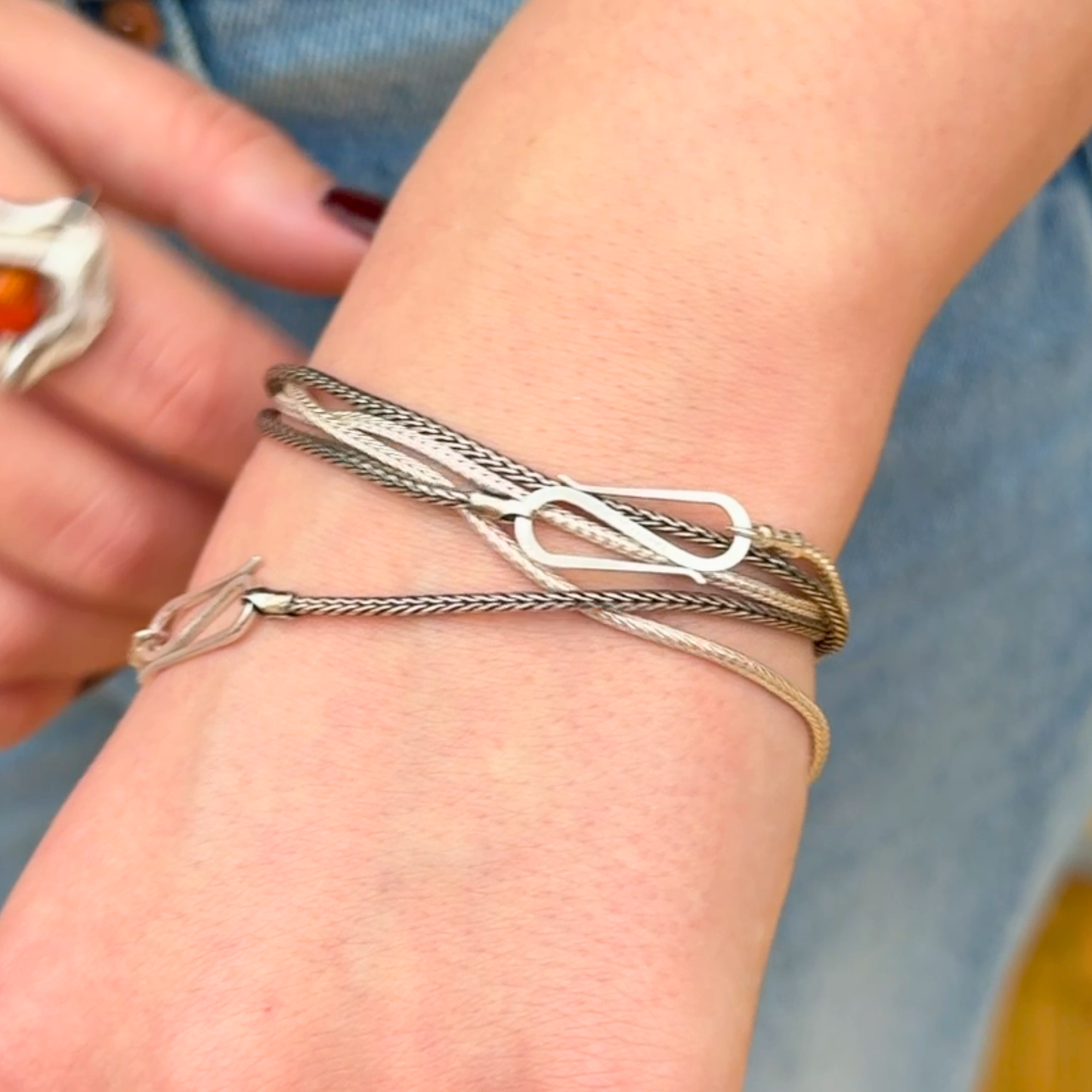 Fuchskette aus Sterlingsilber – poliert