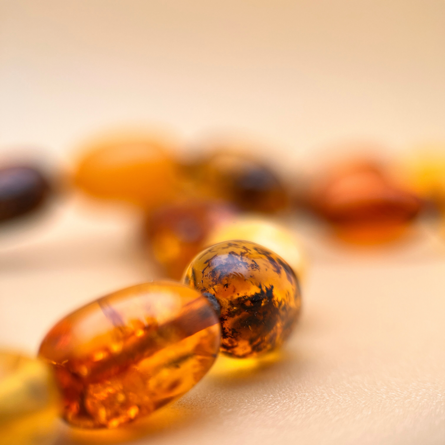 Olive Amber necklace