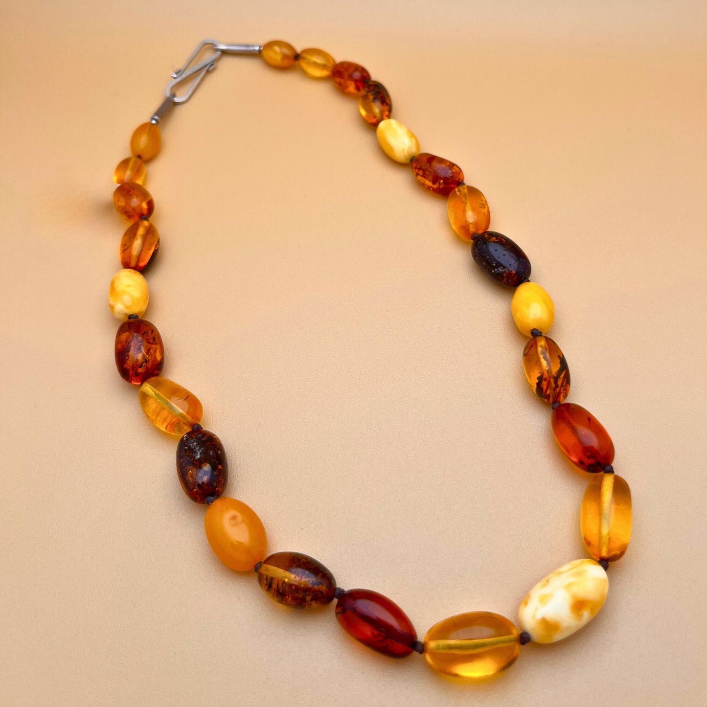 Olive Amber necklace