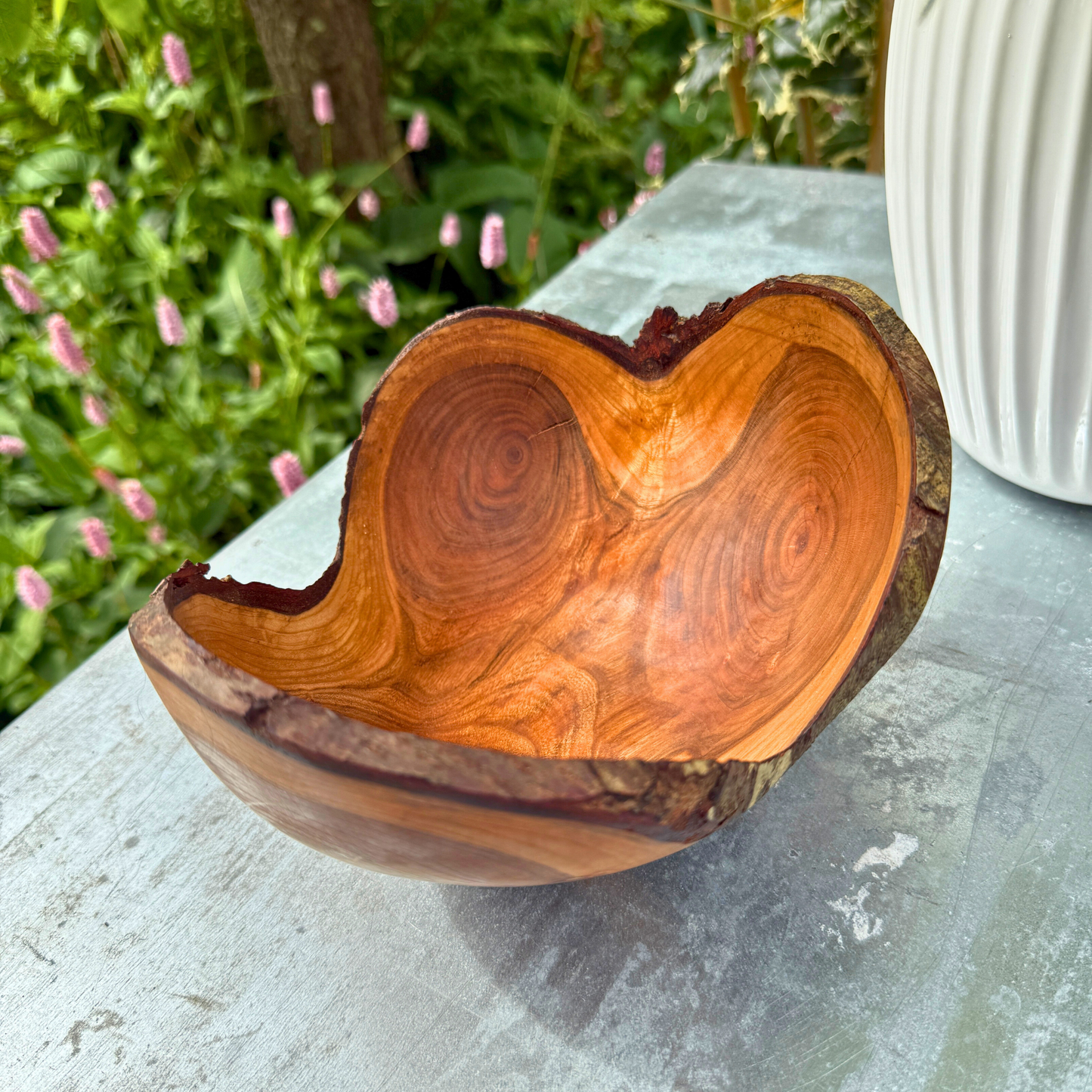 Forked black cherry Bowl – Raw Edge Sculpture