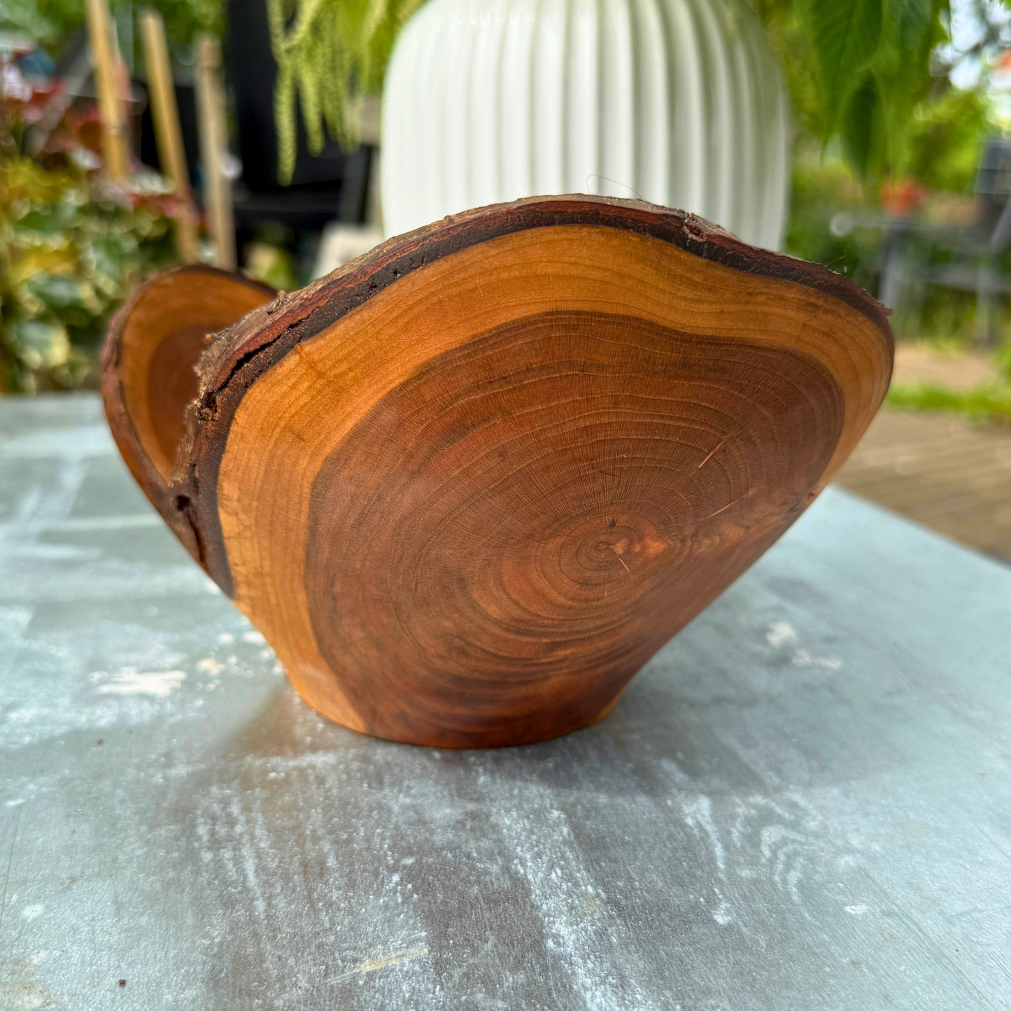 Forked black cherry Bowl – Raw Edge Sculpture
