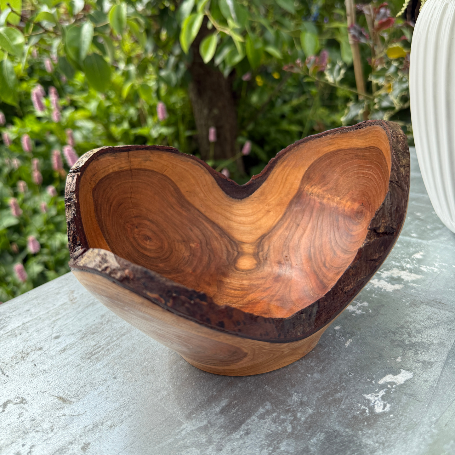 Forked black cherry Bowl – Raw Edge Sculpture