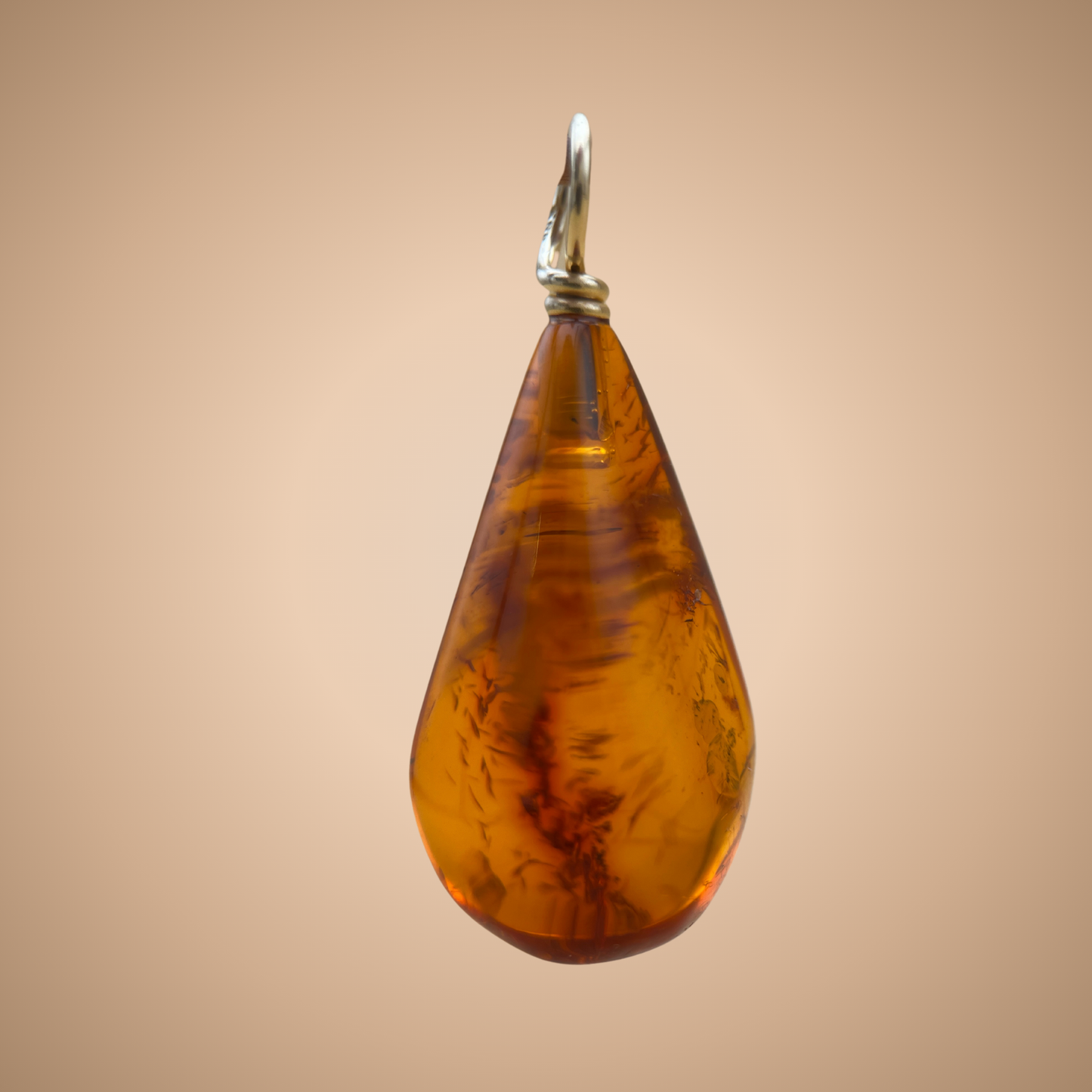 Goldener Tropfen-Dendant