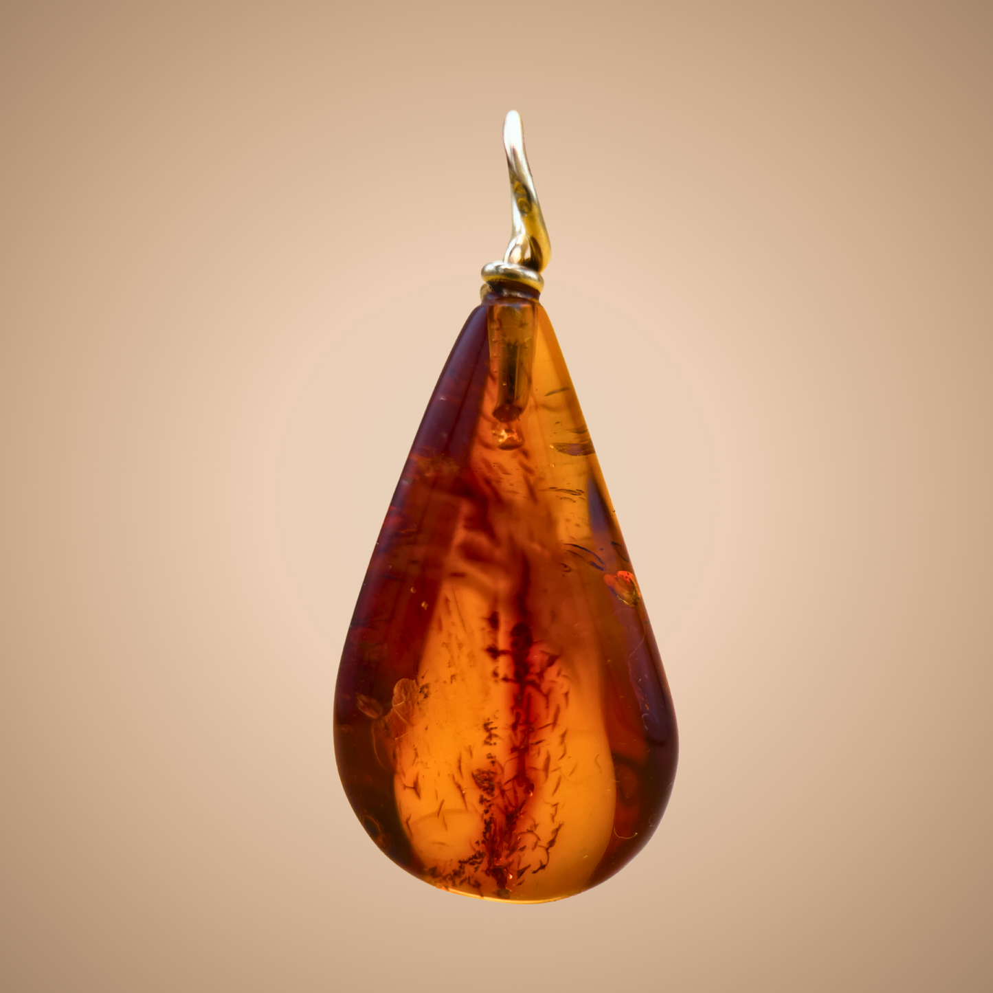 Goldener Tropfen-Dendant