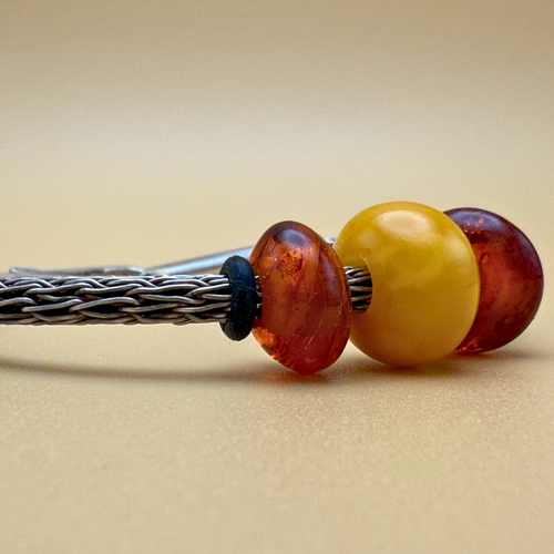 Handknitted Silver Bracelet – Single Stitch