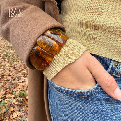 Bernsteinarmband für den Herbst