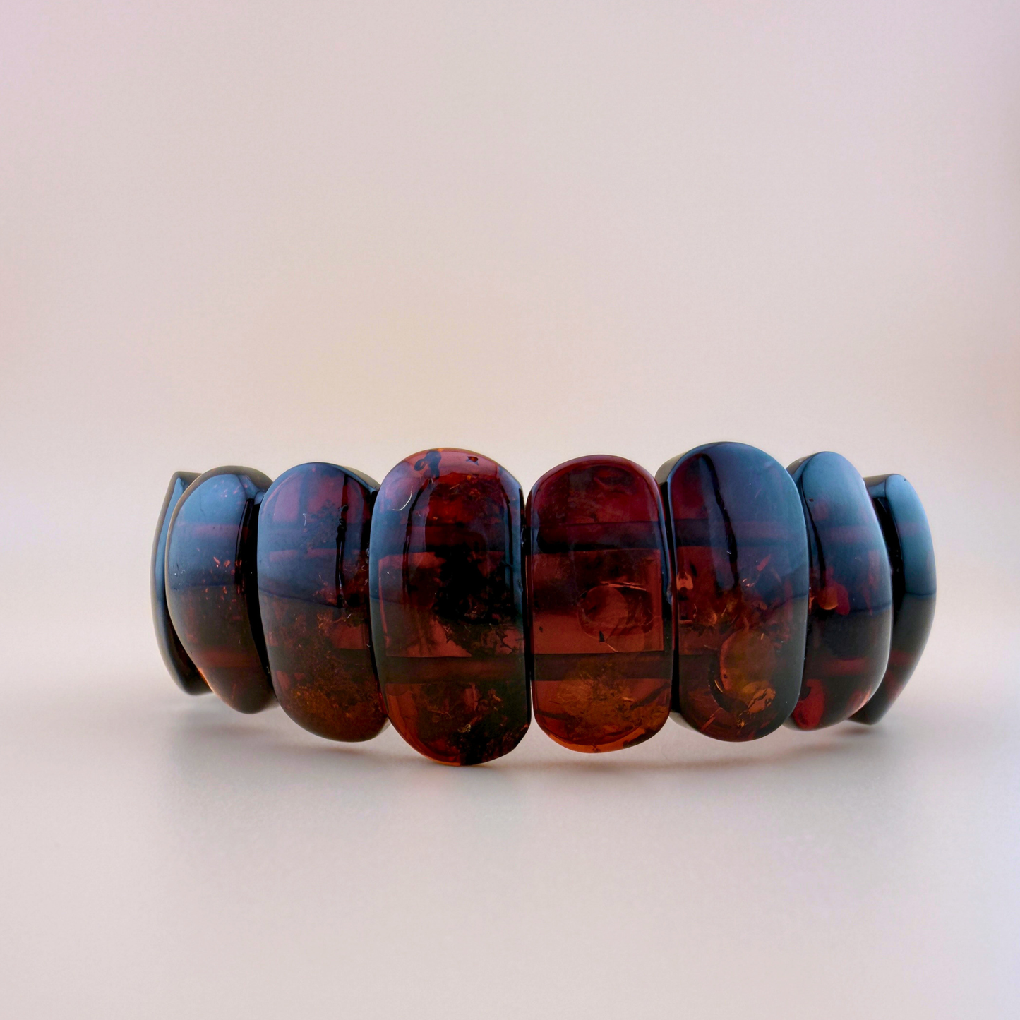 Mørk cognac armbånd