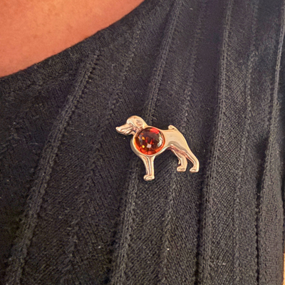 Loyal Companion Brooch