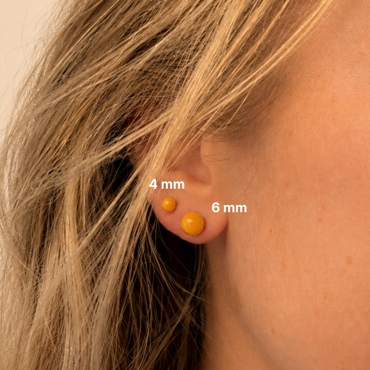 Round Earstick - milk