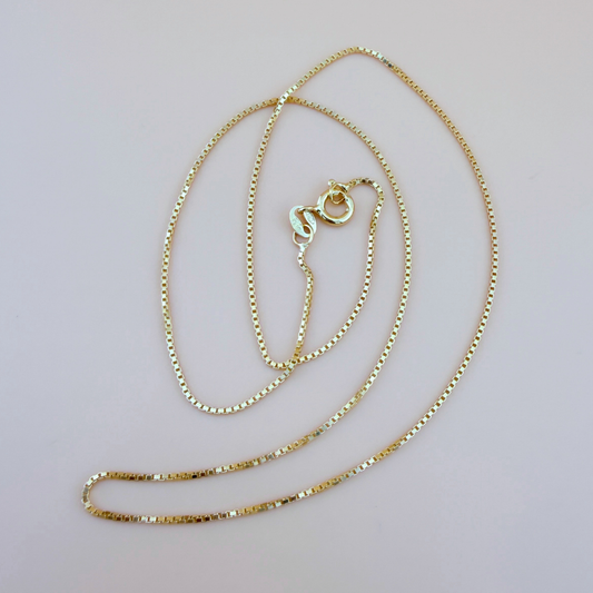 Gold-Plated Venezia Chain – Multiple Lengths