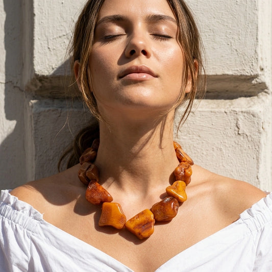 Antique Brown Amber Chain – Danish Amber