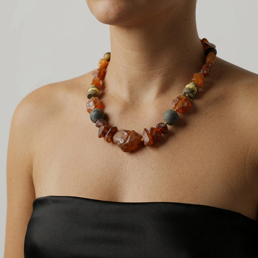 Mixed Amber Necklace – Full Spectrum