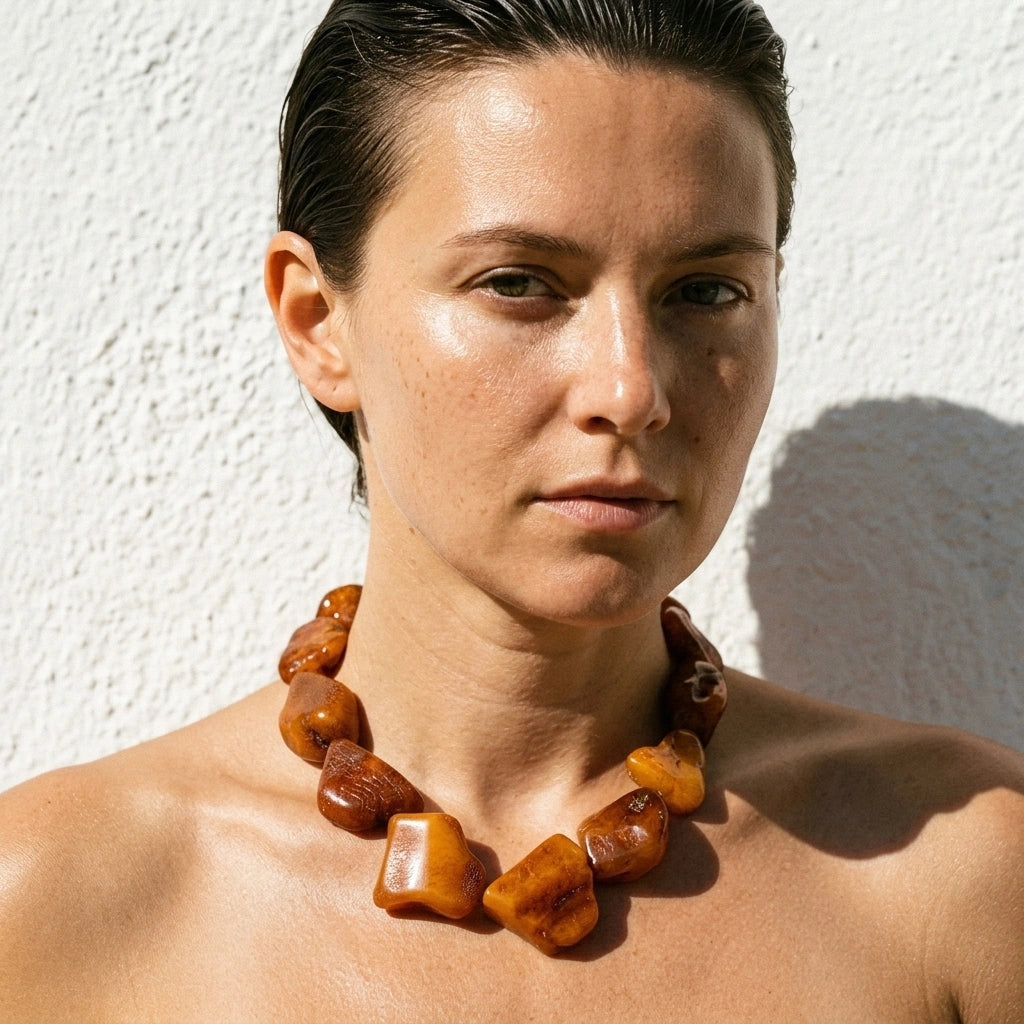 Antique Brown Amber Chain – Danish Amber