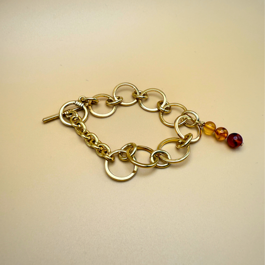 Rav strikkefisk armbånd