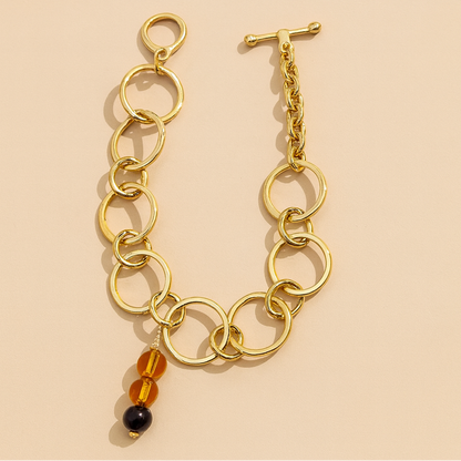 Rav strikkefisk armbånd