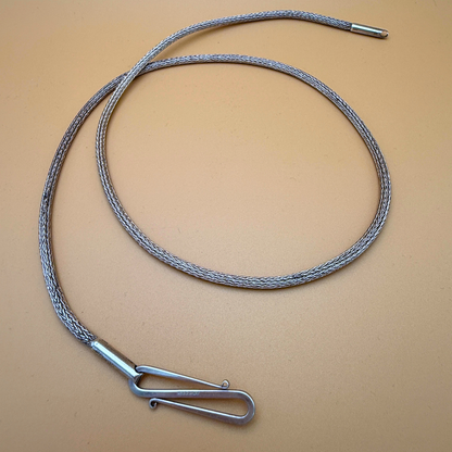 Doppelt gestrickte Silberkette – 64 cm