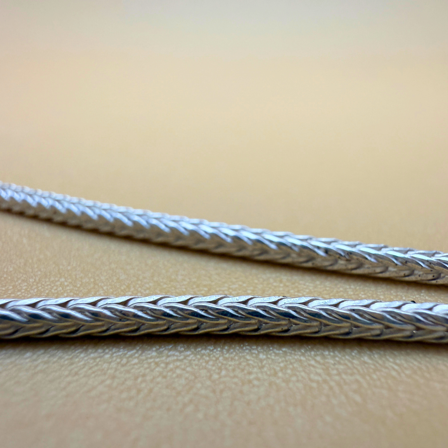 Fuchskette aus Sterlingsilber – poliert