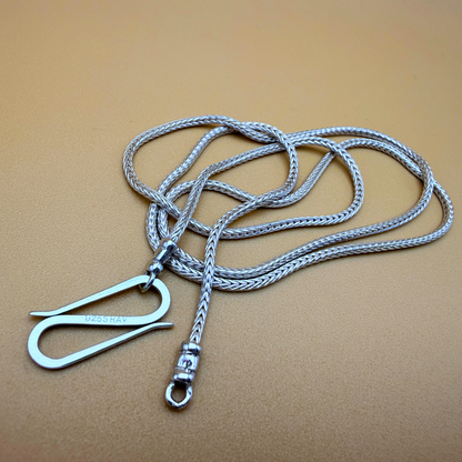 Fuchskette aus Sterlingsilber – poliert