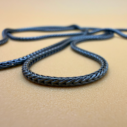 Fuchskette aus Sterlingsilber – oxidiert