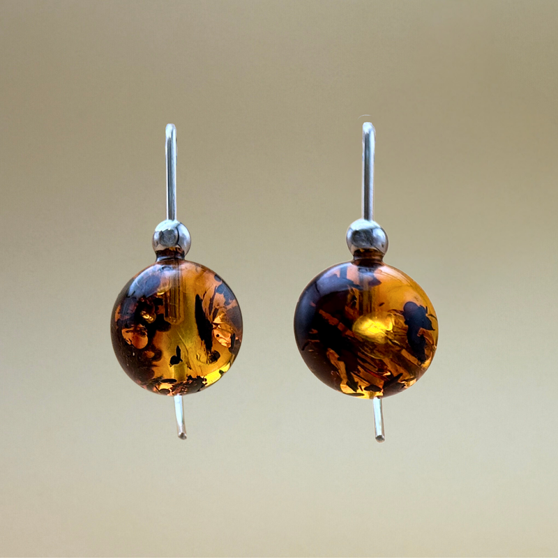 No. 1 Amber Earrings – Mosslight