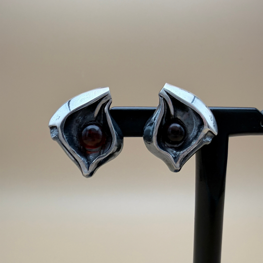 Amber Clip Earrings, From