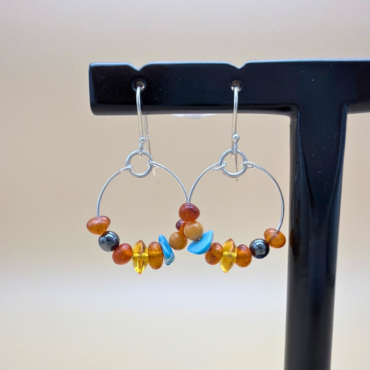 A45 Mix Loop Earrings