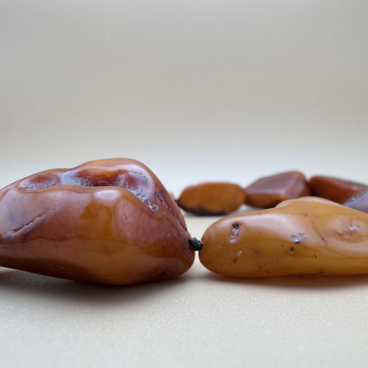 Antique Brown Amber Chain – Danish Amber