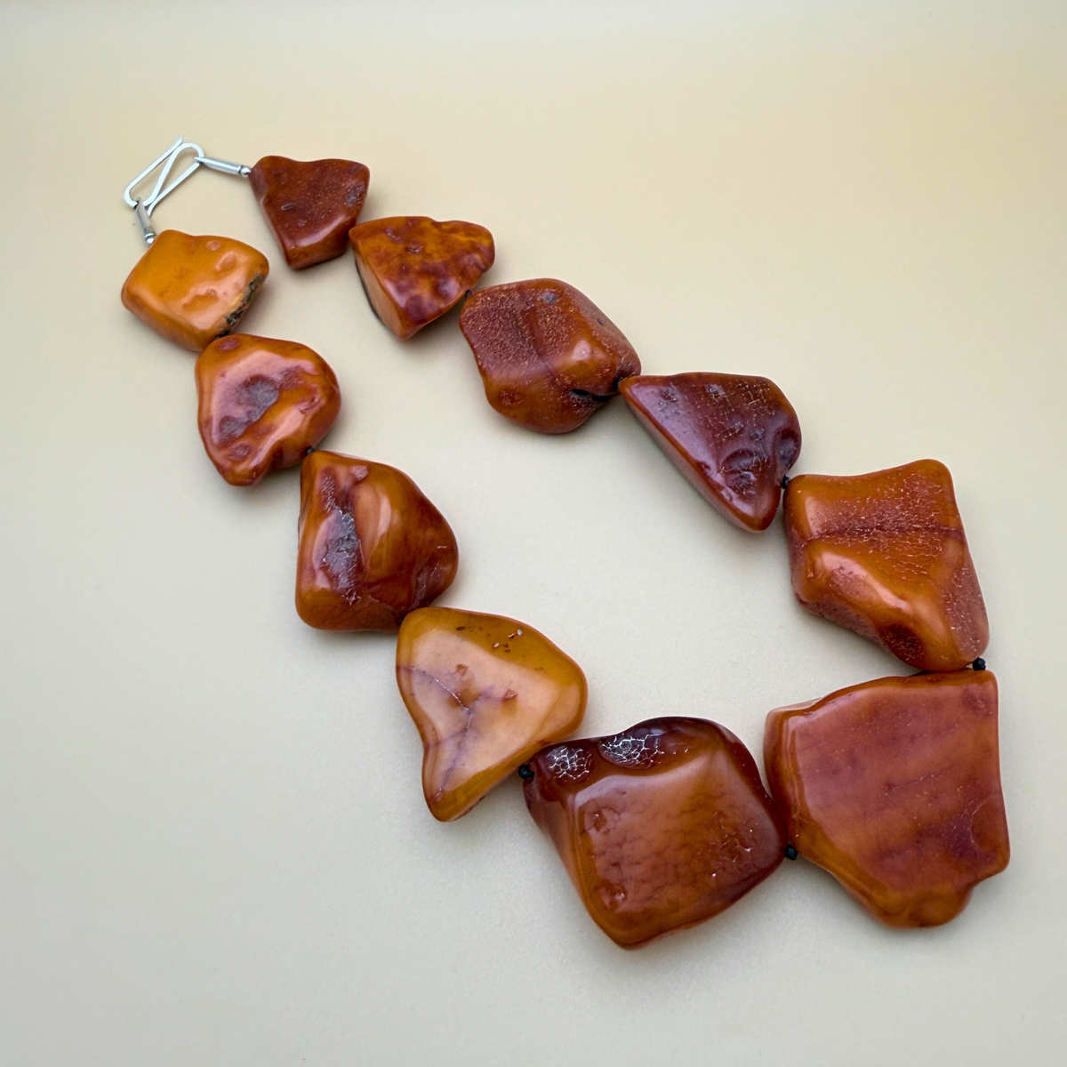 Antique Brown Amber Chain – Danish Amber