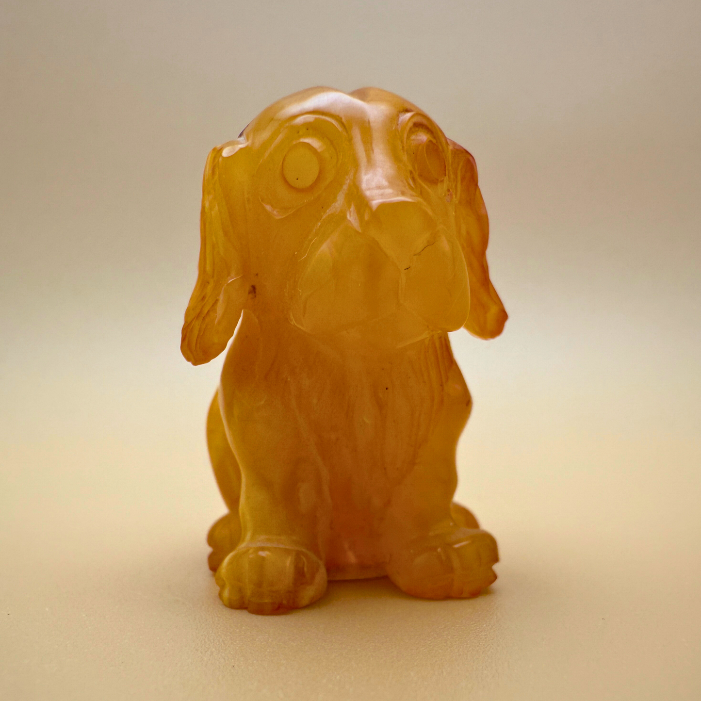 Amber Cocker Spaniel Figure