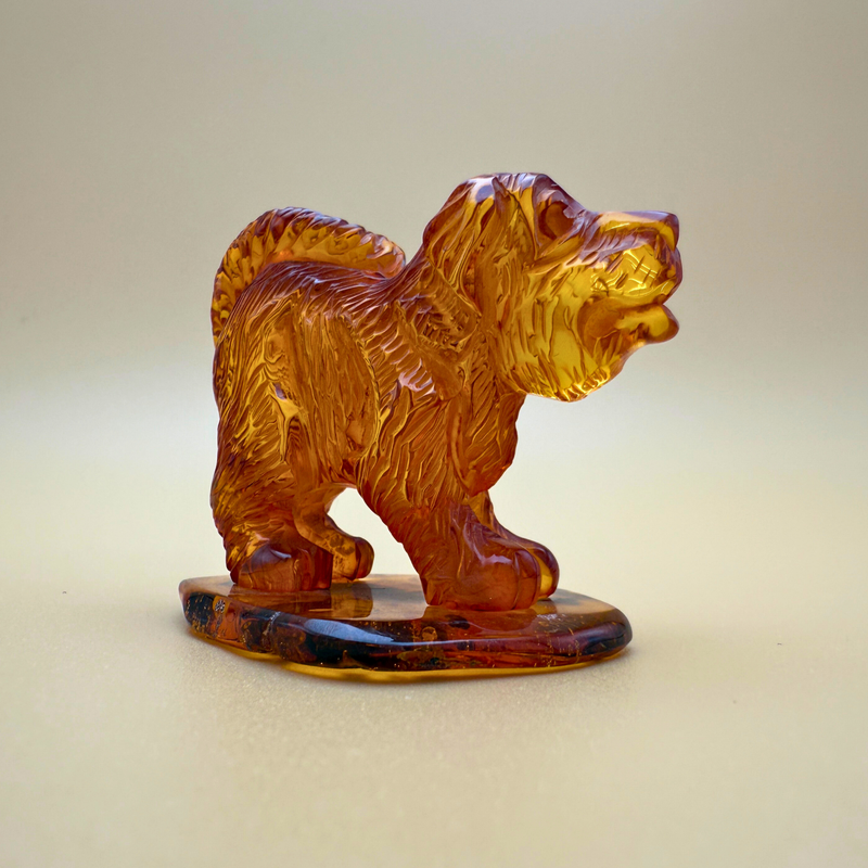 Oscar - Amber Hundefigur