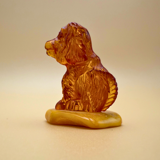 Astrid - Amber Dog Figure