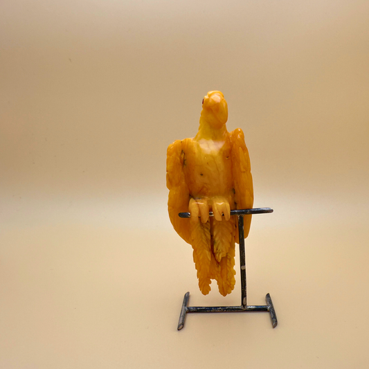 Annika - Bernstein Papageienfigur