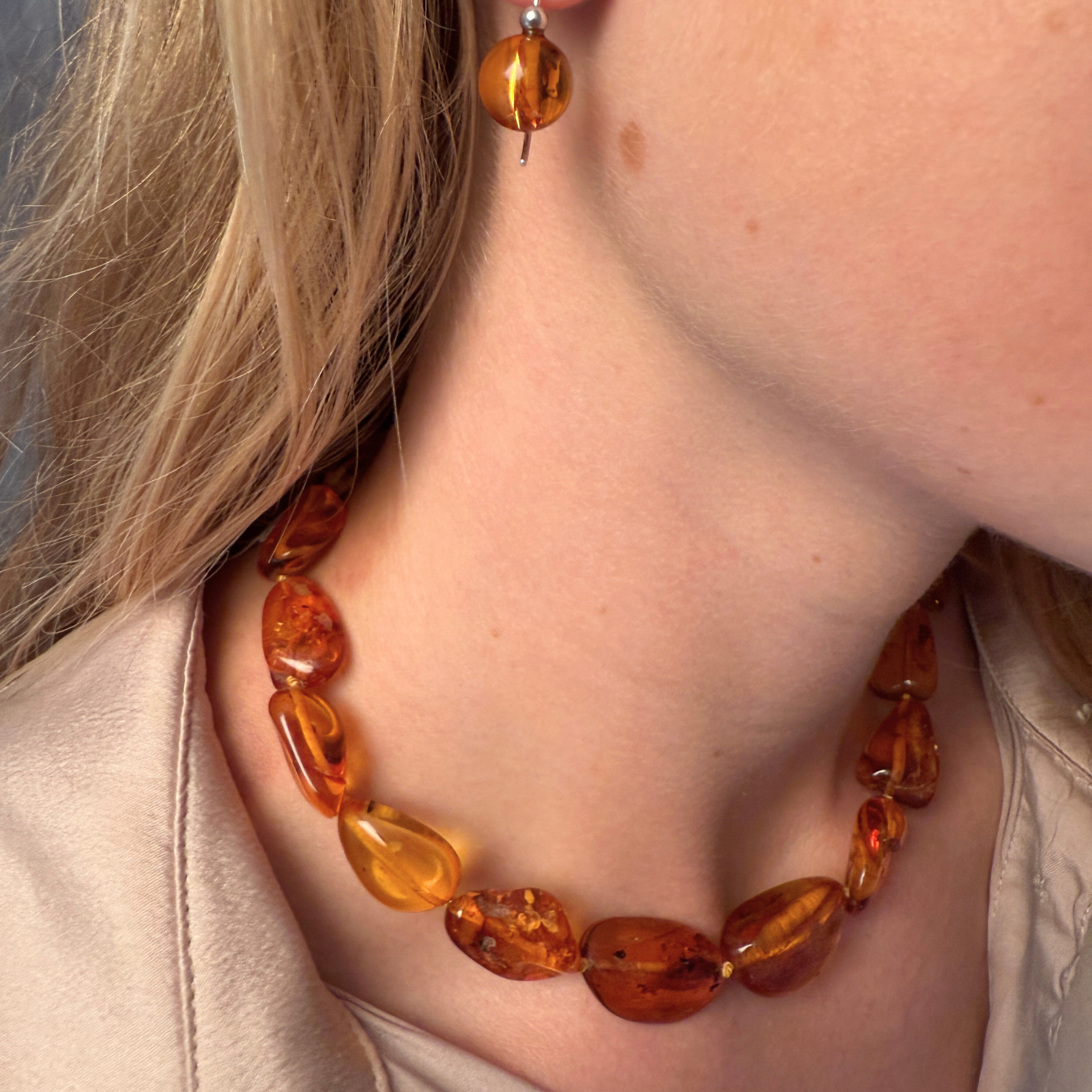 ネックレス・ペンダント amber necklace Nature Amber Necklace – Ravgaard