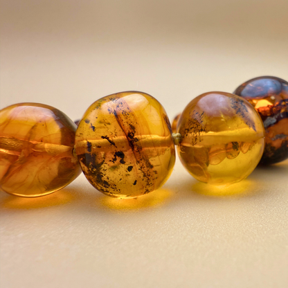 Unique citrus Amber necklace
