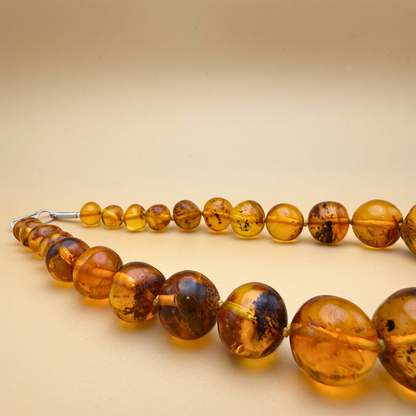 Unique citrus Amber necklace