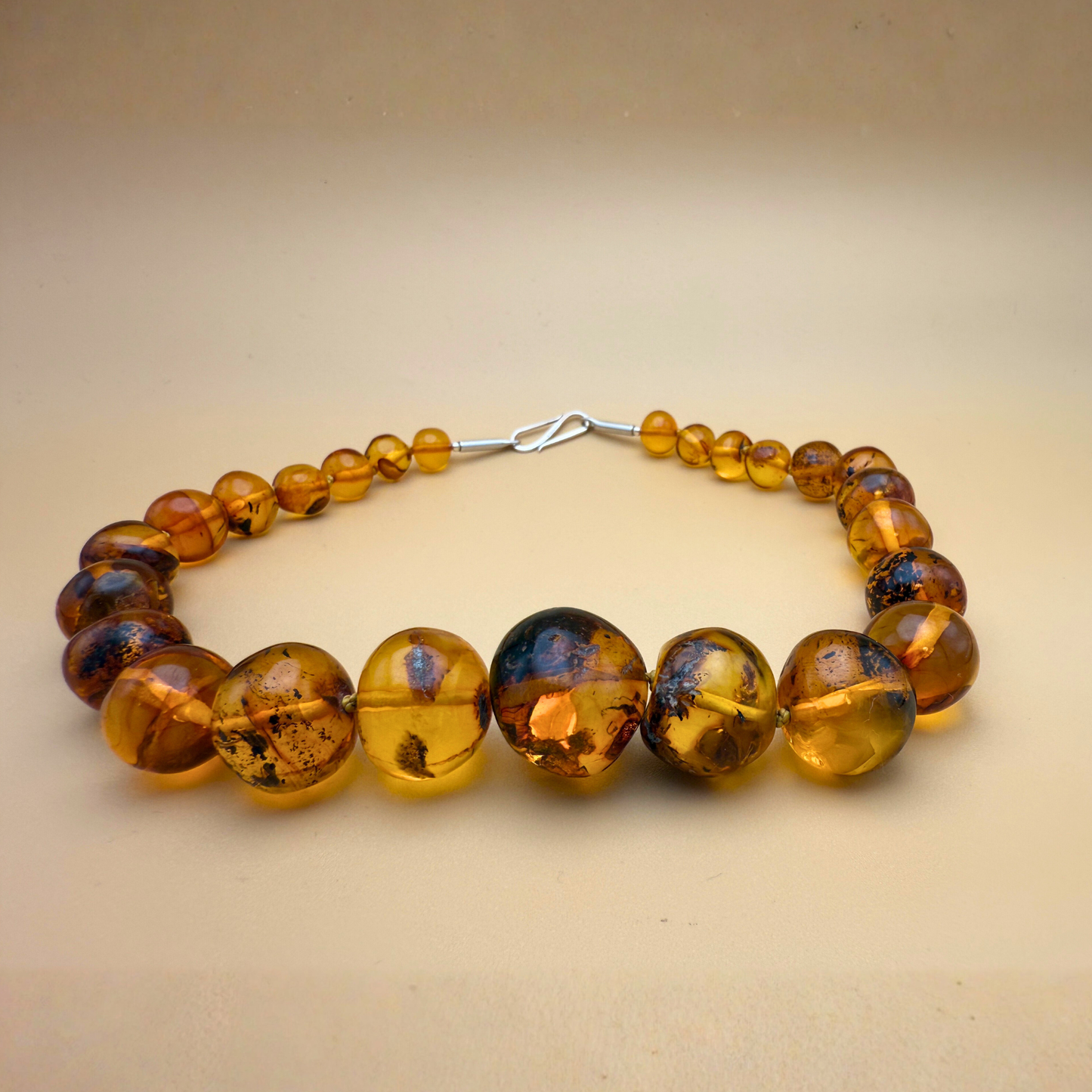 Unique citrus Amber necklace