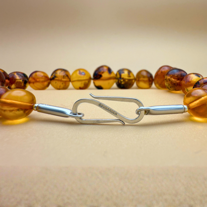 Unique citrus Amber necklace