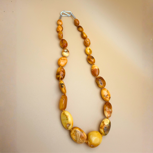 Softglow Milky Amber Necklace