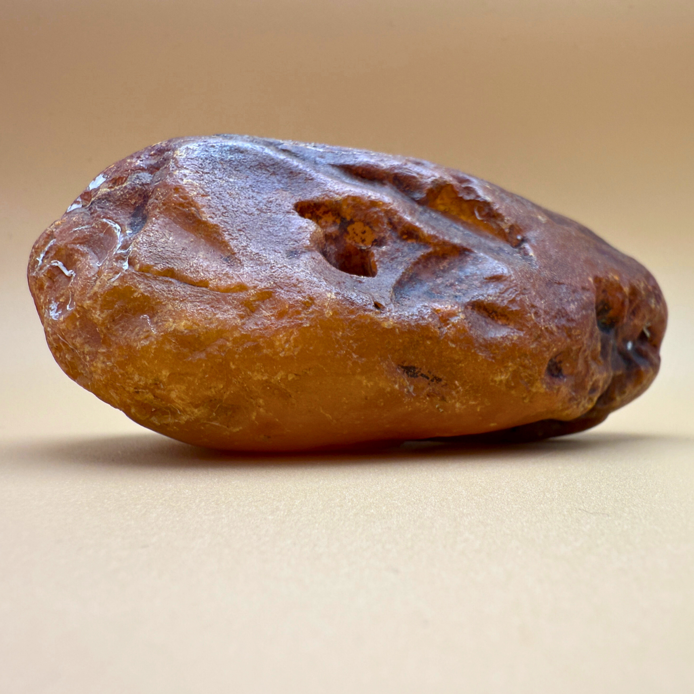 Raw amber from danish waters