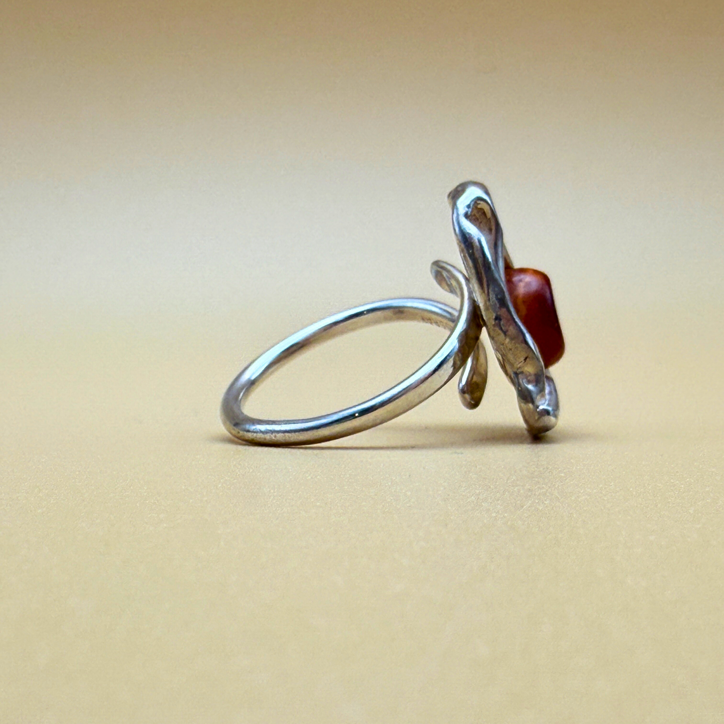 Wave ring – No. 2 – Antikbrun