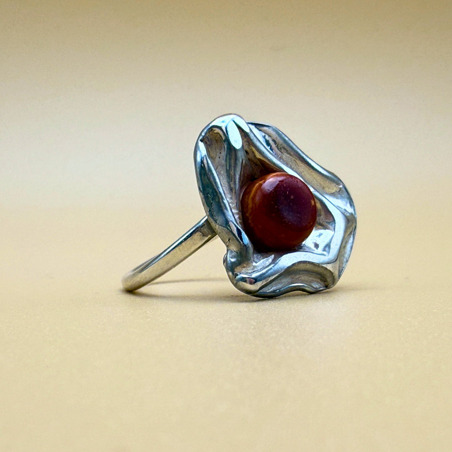 Wave ring – No. 2 – Antikbrun