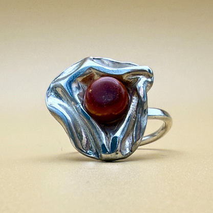 Wave ring – No. 2 – Antikbrun