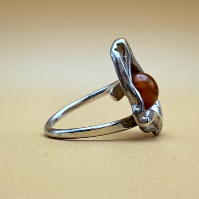 Wave Ring – No. 2 – Cloudy cognac