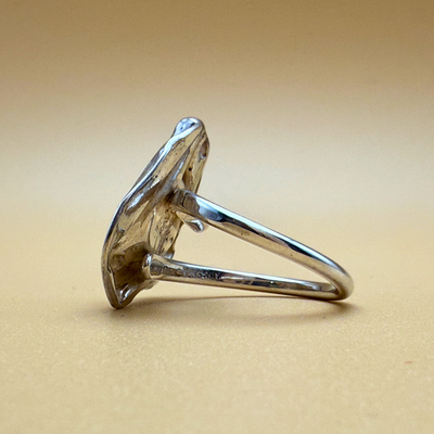 Wave Ring – No. 2 – Cloudy cognac