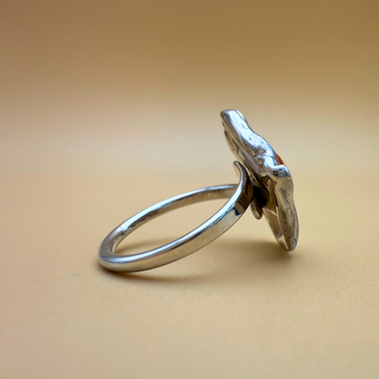 Wave Ring – No. 2 – Antique milk