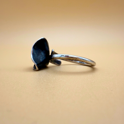 Østers Ring – Milchig-weißer Bernstein