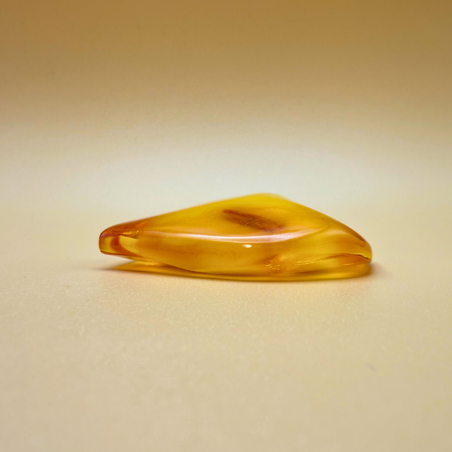 Nature’s Mix – Polished Amber with Milky Core